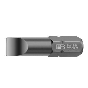 PB SWISS TOOLS 6.35mm(1/4")六角柄精密一字螺丝批批头，10支/盒4*25mm PB C6.135/2盒装