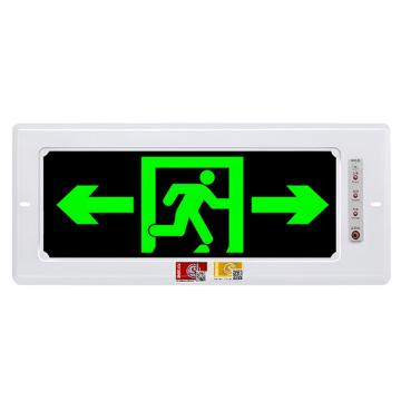 QX/趣行 嵌入式疏散指示灯 消防应急灯LED嵌墙镶埋插电消防逃生指示牌暗装安全出口（双向箭头） SY-BLZD-I 1LROE2WA01
