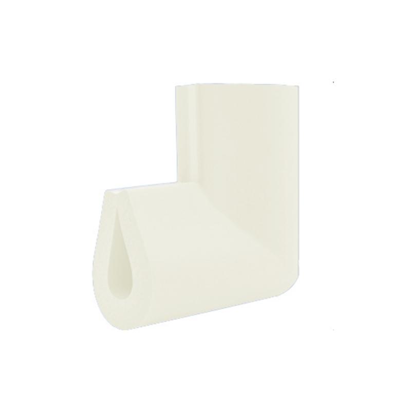帛拉 NBR防撞角-U型白色，高密度NBR材质，60mm*35mm*8mm，配双面胶 96195