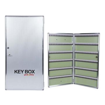 洛科 180位钥匙箱银色，铝合金材质 KB180