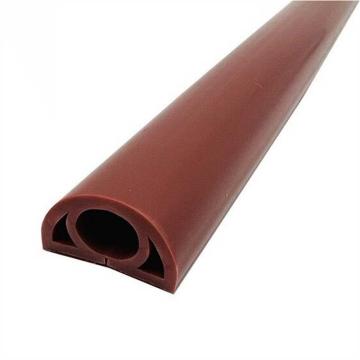 卡威 PVC软橡胶阻燃绝缘线槽20×11mm(内经8mm)，枣红色，20m/卷 KVSI0999