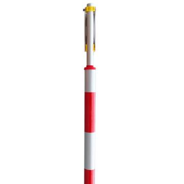 卡威 八角夹板转换泡沫道闸杆转换器+3m，直杆，红白色 KVSC0146
