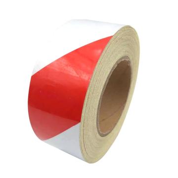 Raxwell 通用型反光胶带，50mm×45.7m，红白间隔，PET RSST0021