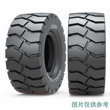 朝阳 叉车充气轮胎花纹：CL621 层级16层 深度17mm 轮辋：7．0 断面宽：259mm。 外直经：1080mm 9.00-20NHS-16