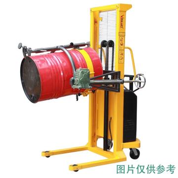 鹰力 称重型半电动油桶翻转车（电动升高，手动翻转），载重:520kg，油桶最大起升高度1500mm YL520A-1