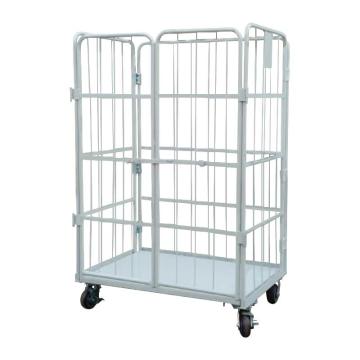 Raxwell 折叠物流台车常规双门H载重500Kg，尺寸（mm）：1200*1000*1700 RMCG0058