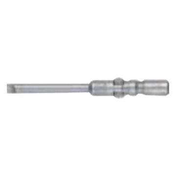 威威 4mm圆柄精密一字批头，10支/包3*0.4*40mm 4907587 333261