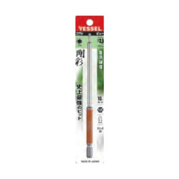 威威 1/4"(6.35mm)六角柄内六角刚彩批头H2.5×150mm 4907587 336811/GSH025L
