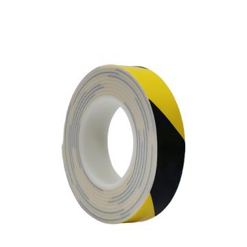 安赛瑞 防撞缓冲警示胶带，泡棉材质，自带背胶，厚3mm，30mm×3m，黄/黑 12065