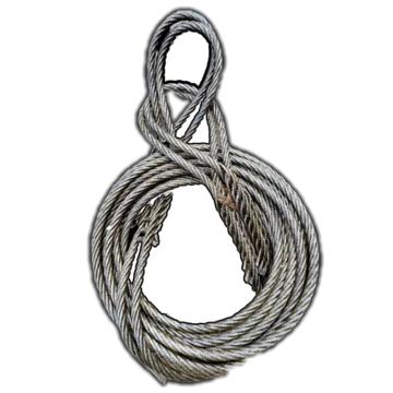 东弘 手工编织双头钢丝绳套 12*L1000 直径12mm长度1m