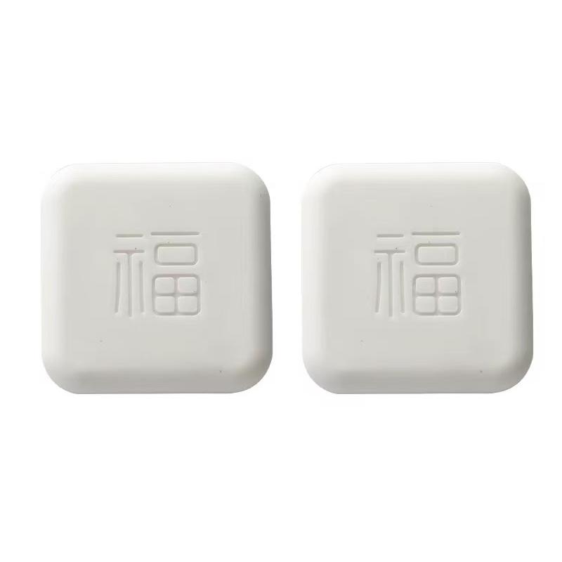 月桐 福字防撞垫白色 45×45×8mm 2个/套 YT-XCAT51