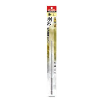 威威 1/4"（6.35mm）六角柄单头刚彩十字批头，1支/包PH1×200mm GS161200/4907587 336354