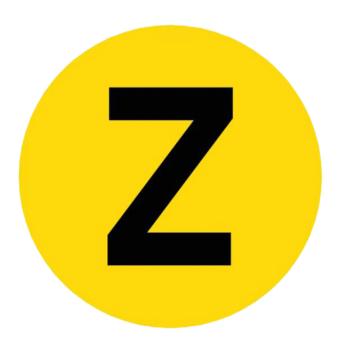 嘉辽 耐磨库位编号地贴（Z）φ200mm EBS3230
