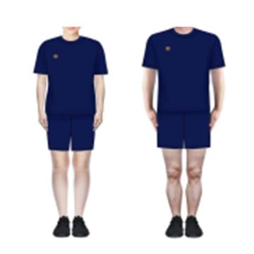 紧急一号 短袖体能服，聚酯纤维针织布，涤纶低弹丝 尺码165/84-88