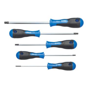 HAHNKOLB HAHN+KOLB ATORN六角螺丝刀套件，球头套件，5件，3–8mm 52134201