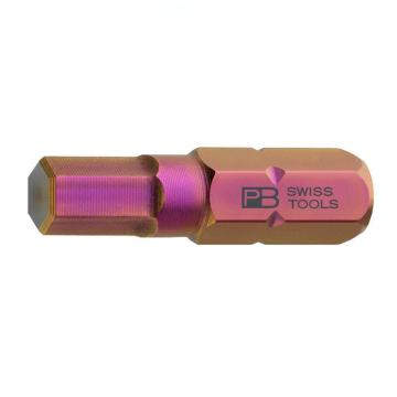 PB SWISS TOOLS 6.35mm(1/4")六角柄内六角螺丝刀批头，10支/盒1.27mm*25mm PB C6.210/1,27盒装