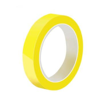 伏兴 桌面定位胶带，6S标识划线胶带警示线，淡黄色60mm*66m C1139-1