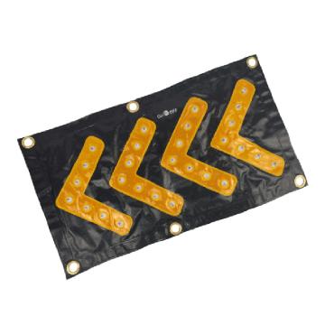 安赛瑞 LED导向牌，箭头道路施工导向箭头灯，交通爆闪灯磁吸车载灯，可悬挂48×26cm 25593