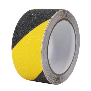 伏兴 磨砂防滑胶带，PVC安全警示胶带，黑黄，5cm*10米 C1045