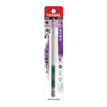 威威 1/4"(6.35mm)六角柄球头内六角刚彩批头H5×150mm 4907587 336996/GSBP050L
