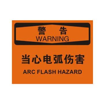 Blive 电气伤害类当心标识-当心电弧伤害，自粘性乙烯，250×315mm BL-S-32108
