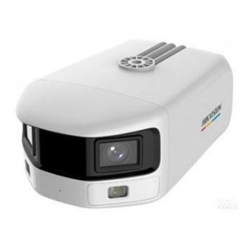 Hikvision 臻全彩广角双摄800万筒型网络摄像机 DS-2CD3T87FDP2-L(4mm)