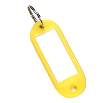 炬芯 塑料钥匙牌黄色 4.7*2cm 100个/包 ABS102