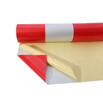 安赛瑞 电线杆防撞警示反光贴膜-3红2白，50cm×50m 13455