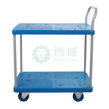 连和 微静轮二层手推车带刹车架730X490mm 150kg PLA150WS-T2（LH150PS-T2)