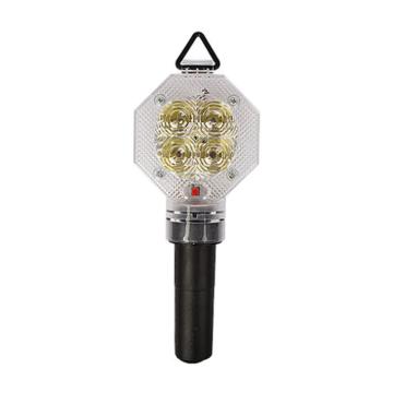嘉辽 白色道路施工LED梅花警示灯 JT1288