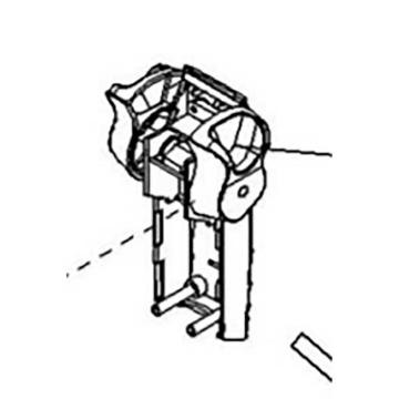 诺力 手柄下盖组件，型号：PTE15N 685*1150 新款 手柄下盖组件 508098510032 508098510056