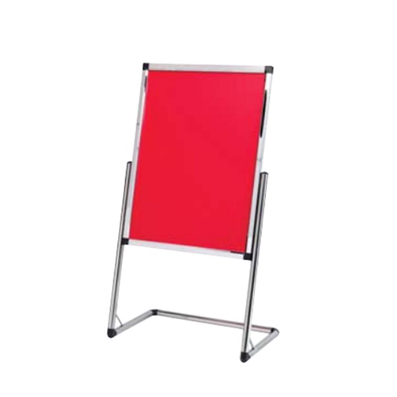 月桐 L型脚指示牌60×90×125cm 不锈钢本色 YT-XZSP29