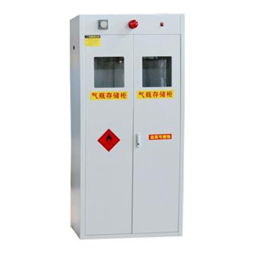 成霖 双瓶带报警器气瓶柜1900×900×450 厚1.2mm 灰黄红蓝四色可选 下单备注 CLQ202(甲烷）