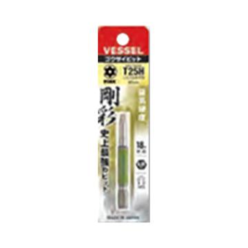 威威 1/4"(6.35mm)六角柄中孔梅花刚彩批头TT25×65mm 4907587 337108/GSVT25SH