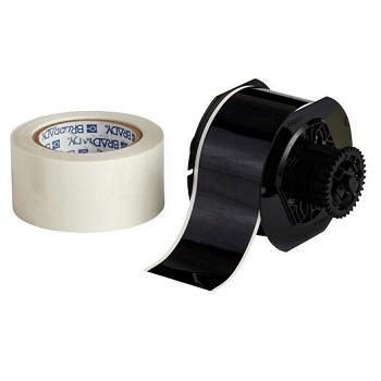 贝迪 BBP35/37连续胶带，B483+透明膜套装，2.25"×100'，黑色 B30C-2250-483BK-KT