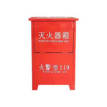 卡威 干粉灭火器箱，570*370*200mm，MF/ABCE4*2-碳钢1.0mm KVSN0026