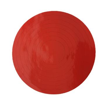 安赛瑞 反光防水压力表贴，三色标识贴仪表盘指示贴，15cm整圆贴，红色 310603