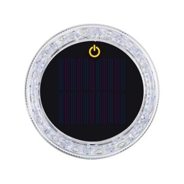 安赛瑞 LED太阳能警示灯圆形强磁款 8K00017