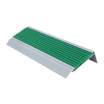 Raxwell 铝合金楼梯防滑条L型-绿色，宽55mmx高21mmx厚1mm，长度：1.5m RSSA0046