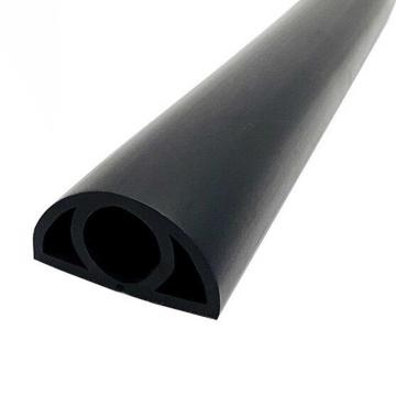 卡威 PVC软橡胶阻燃绝缘线槽，25×13mm(内经10mm)，黑色，20m/卷 KVSI1004