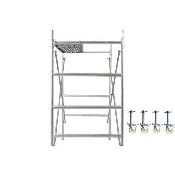 谦格 脚手架厚2mm，承载300kg，带轮 可多个拼接 1800*950*1700mm