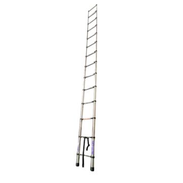 谦格 不锈钢可折叠伸缩型登高爬梯14步 伸直540×宽46.1cm 直梯DZT07