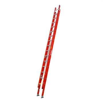 谦格 玻璃钢便携式自动锁单侧绝缘工程爬梯伸8.9米×缩5.05米×内宽40cm 两联BGT05