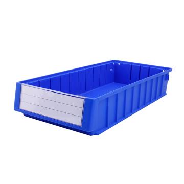 Raxwell 分隔式零件盒 物料盒外尺寸规格D*W*H(mm)：500×235×90，全新料，蓝色 RHSS3045