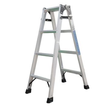 登月 铝合金直马梯4步直梯长2310mm，最大使用高度2000mm，人字闭合高1175mm，打开垂直高1100mm，载重100kg DYZM-4