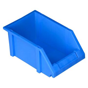 Raxwell 组立背挂斜口盒，外尺寸规格D×W×H(mm):250×160×115，全新料，蓝色(标签牌+标签纸+立柱) RHSS4475