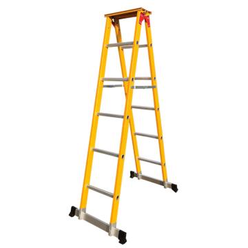 兴航发 玻璃钢绝缘方管铆压人字梯子3M载重100Kg xhf-172-3xy
