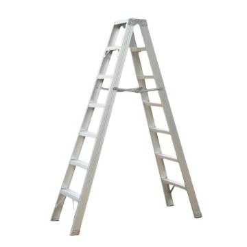 谦格 多功能双侧人字A型折叠工程梯登高爬梯7+7步 A字长210×宽54.5×高201cm 铝LSCT04