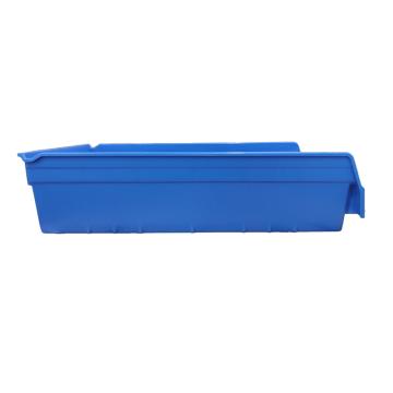 Raxwell 精益零件盒 物料盒，含(标签牌1+标签纸1外尺寸规格D*W*H(mm)：600×300×150，全新料，蓝色 RHSS3078