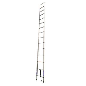 谦格 不锈钢可折叠伸缩型登高爬梯15步 伸直580×宽46.4cm 直梯DZT08